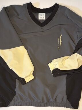 Zara Kids high-tech fabric sports sweatshirt / track jacket